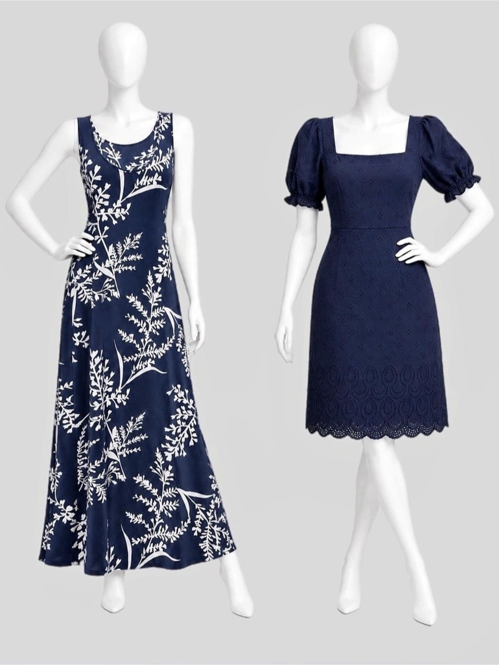 Draper James Floral Mini Dress & Sunny Leigh Floral Maxi Dress